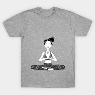 Mandala Yoga Girl T-Shirt